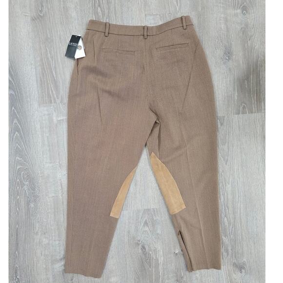 NWT Lauren Ralph Lauren Pleated Bi-stretch Jodhpur Pants size 8 - Picture 8 of 10